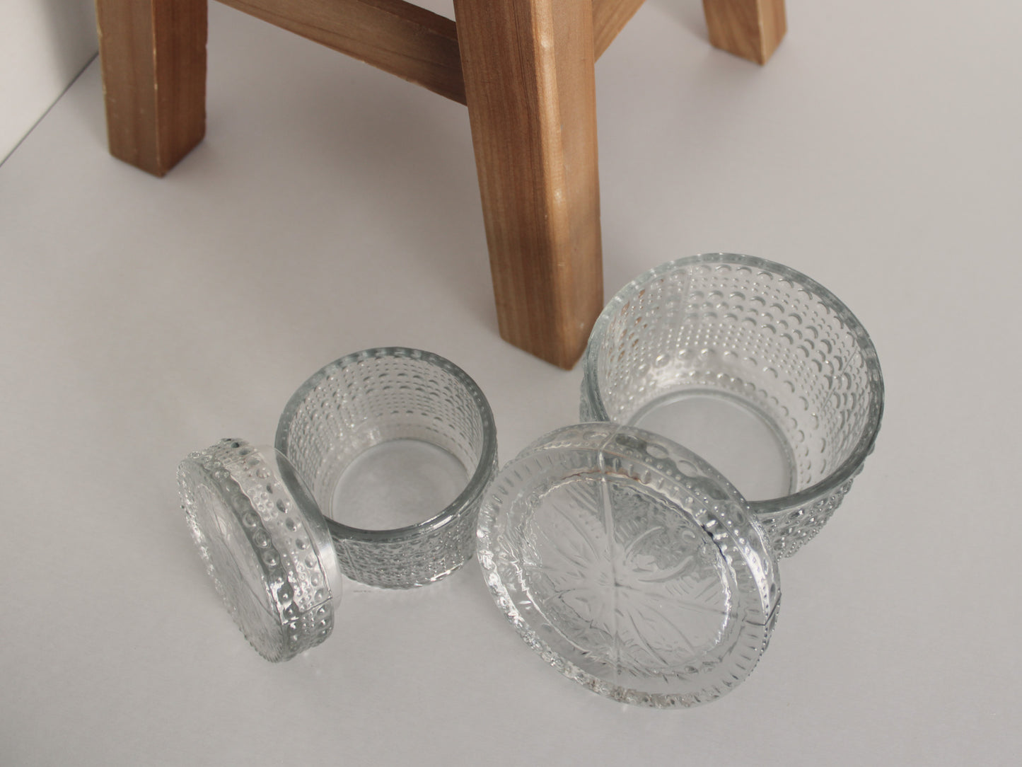 Glass Trinket Jars